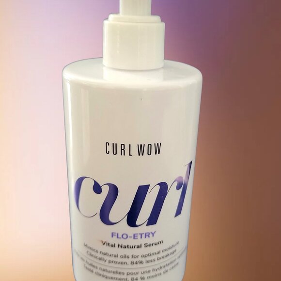 Curl Wow Curl Flo-etry Vital Natural Serum NEW Full Bottle - Picture 2 of 12